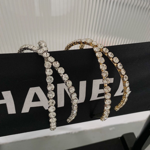 Koreansk version af retro rhinestone hårbånd: hul kryds hovedbeklædning