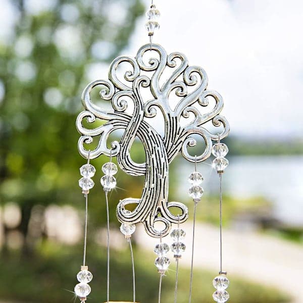 Crystal Rainbow Catcher, Tree of Life Hanging Window Decoration