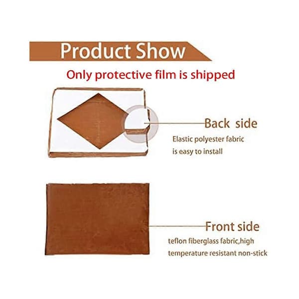 2 PCS Heat Press Platen Protector, Heat Resistant Protection for Sublimation Heat Presses