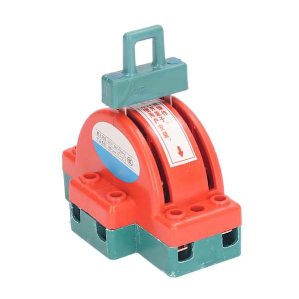 2-pole knife switch double throw disconnector electrical load switch with fasteners 220V 380V 32A