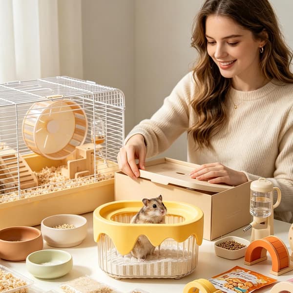 Sandbadboks, for hamster, kattesandkasse, bad -