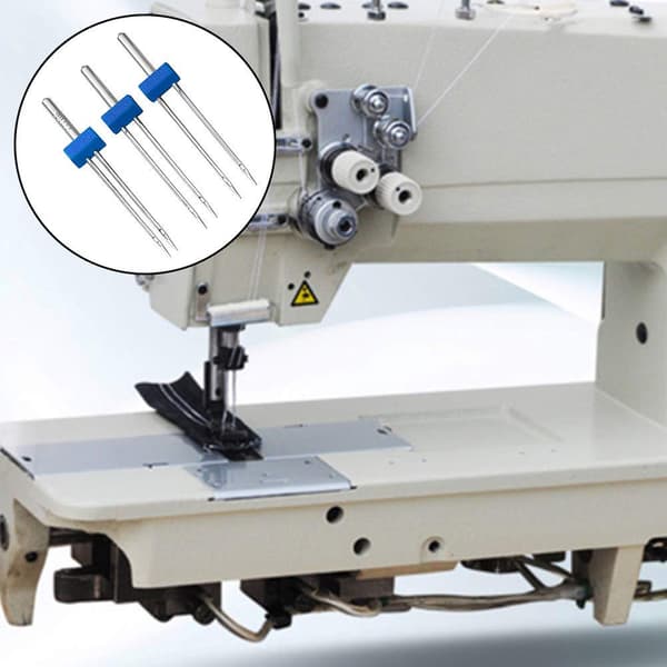 3 Pcs 2/3/4MM Double Twin Needles Double Twin Sewing Needles Sewing Machine Accessories