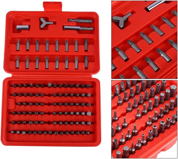 Sikkerhetsskrutrekkerbits, Skrutrekkerbits Torx Skrutrekkersett 10