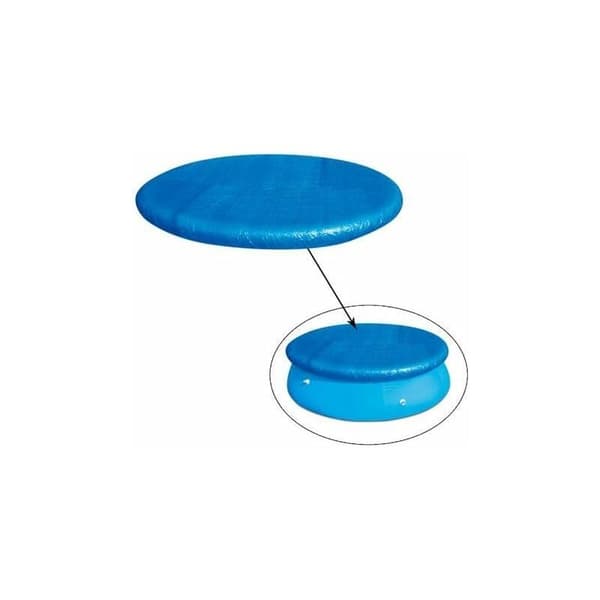 Diameter Pool Tarps, Round Pool Cover with Rope, Durable Windproof and Dustproof Tarp for 183cm Round Above Ground Pool