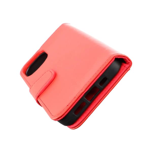 iPhone 14 Plånboksfodral Extra Kortplats Rvelon - Röd Röd röd Röd red