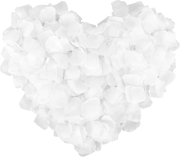 Luktfrie silkeblader for bryllup, Valentinsdag, lykke til DXGHC