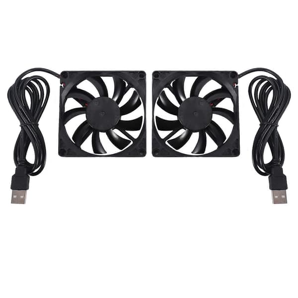 80mm 5V USB Fan 80mm 8cm 8015 Brushless DC Cooling Fan PC Computer Router Chassis Fan Cooler 2pcs