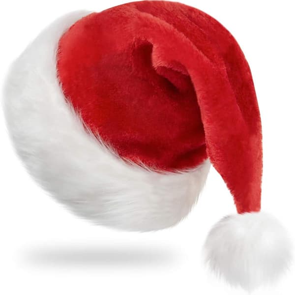 Vuxen Sammetsjulhatt Storlek One Size Röd KLB