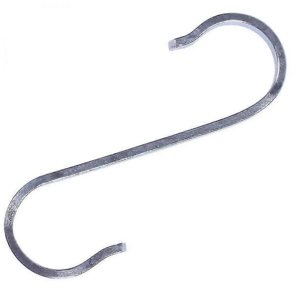 2x Stainless Steel S-shaped Hooks Powerful Kitchen Hanger Lock Rack Clothes Holder, 19x19mm