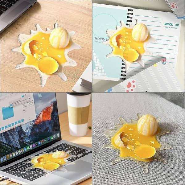 Broken Egg Phone Holder | Creative Mobile Phone Holder Stand | Tricky Broken Egg Mobile Phone Mount