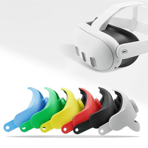 VR Headset Rem for 3 Justerbar Forbedret Hodepute Bærende Hodestropp for 3-Hvit