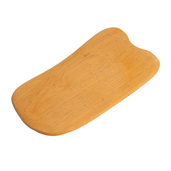 Trä Gua Sha-bräda, bekvämt grepp, rektangulär, ergonomisk, bärbart skrapmassageverktyg för kroppsskönhet