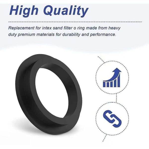 4 stk L-ring Pool Filter Pumpe Pakninger 11412, Kompatible med Intex Sandfilterpumpe