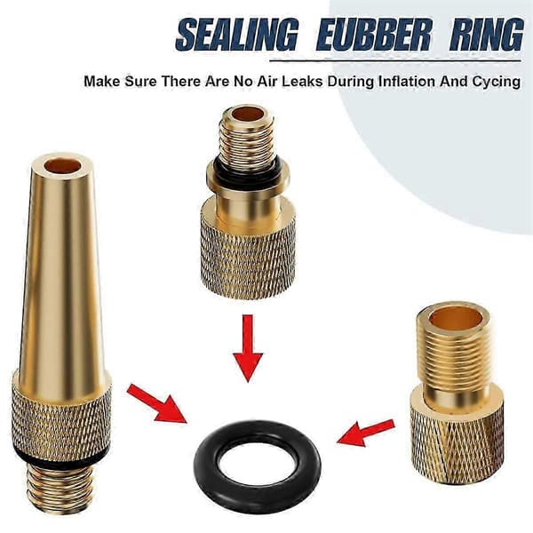 16 stk. Premium Cykel Presta Schrader Ventiladapter, Inklusive, Cykelpumpeadapter