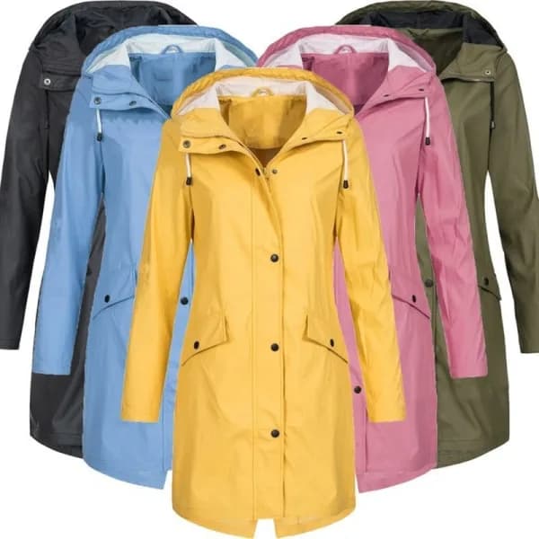Women's Rain Jacket Waterproof XL