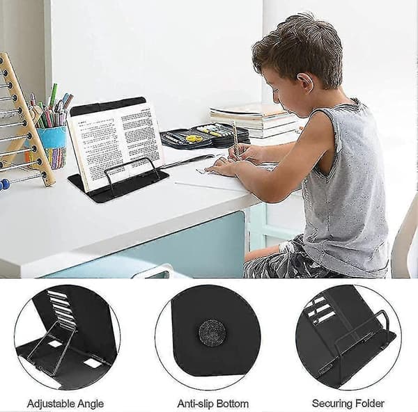 Metal Reading Stand. Cookbook Holder. Multifunctional Book Stand