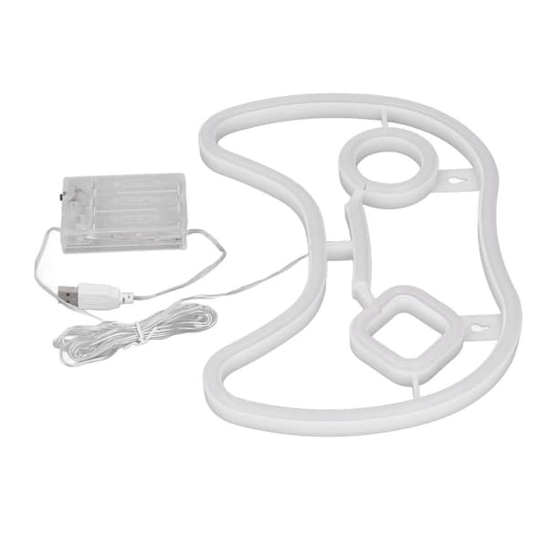 LED Neon Skilt Spillkontroll Form 11 \" x 11 \" LED Sikker KLB