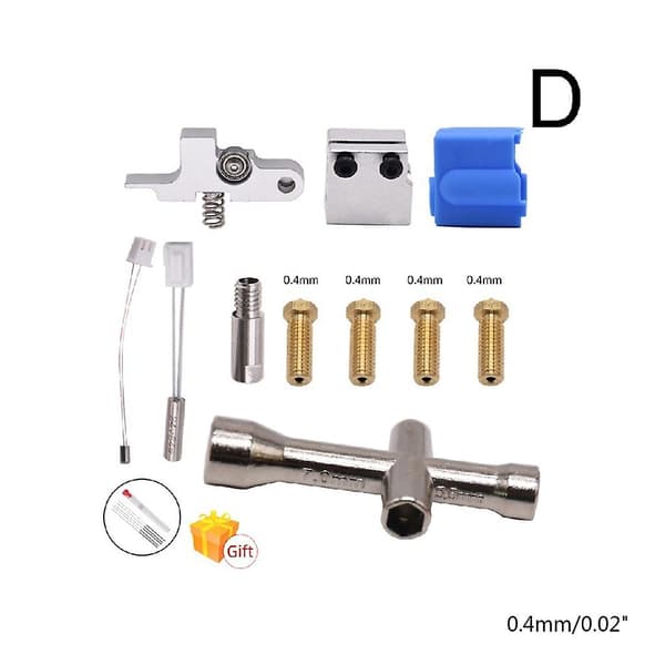 3D Printer Extruder for Sidewinder X1 Genius Silicone Nozzle Kit Throat Handle {Db} D suite D suite
