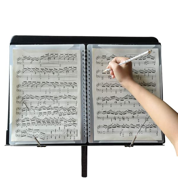 Musikarkivmappe i sort