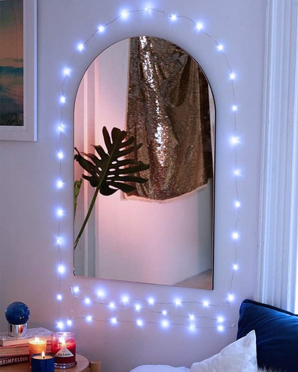 2-pakke USB-drevne lyslenker, 10m/32,8ft 100 LED kobbertråd