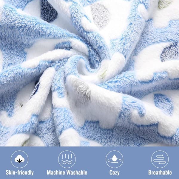 1-pack 3 Hundfilt Tillverkad för Hundar Katter Valpar 3-pack (Elefant, Medium 30 * 20  \")