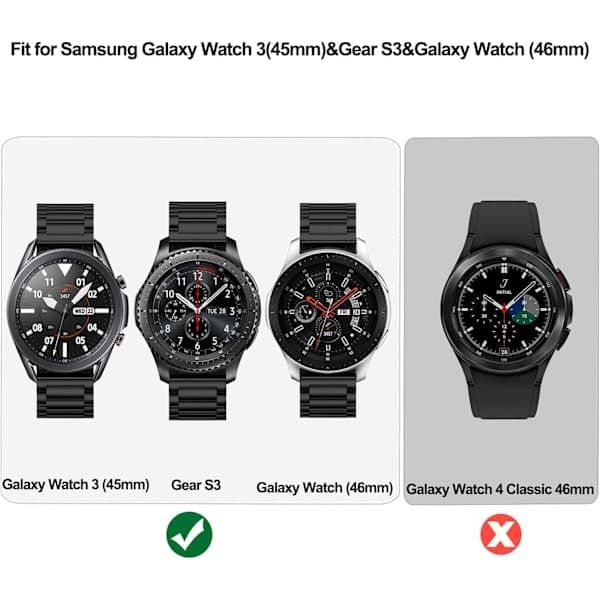 Gear S3 Frontier -ranneke/Galaxy Watch 46mm -ranneke/Galaxy Watch 3