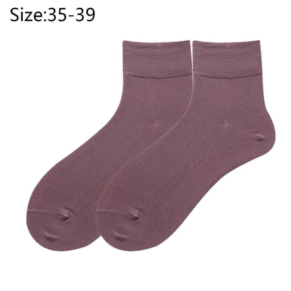 Women's Thin Cotton Socks, Soft Bootie Socks Ladies Top Combination 5 KLB