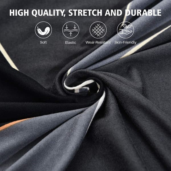 Elastisk sofatrekk stretch sofatrekk 2-seters sklisikkert sofatrekk