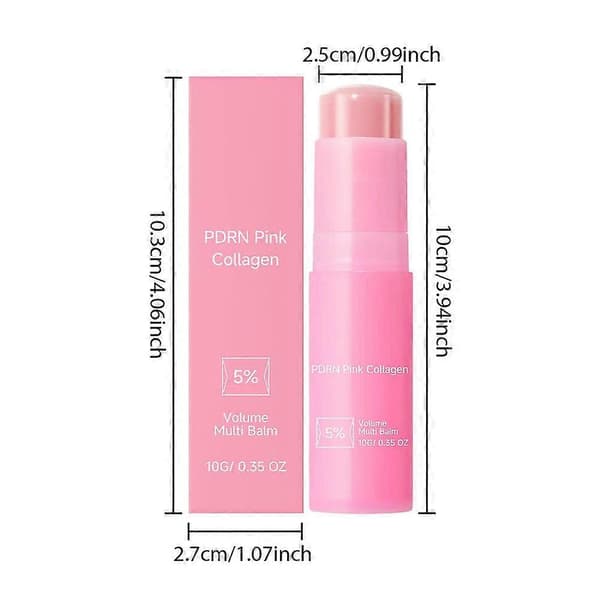 Pink Collagen Balm - Plumping Long-Lasting Hydration Natural Tint