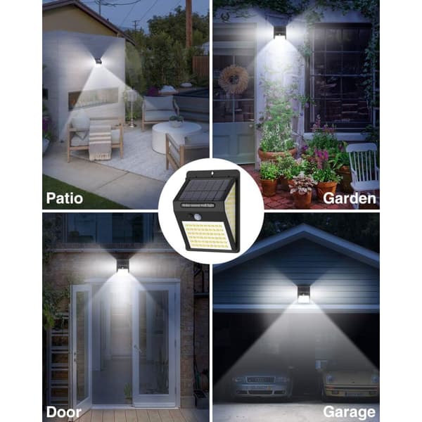 140 LED-aurinkokennovaloa ulkokäyttöön valaistustiloilla KLB