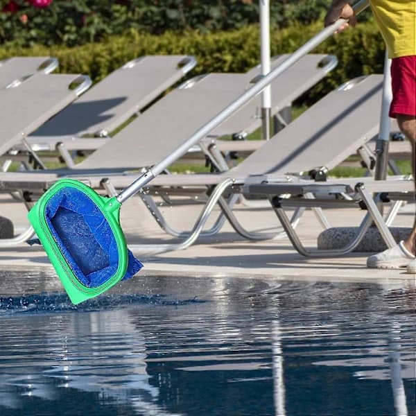 Poolnet, Skimmernet til pool med ultrafint net, Poolskimmernet, Damnet, Til poolrengøring