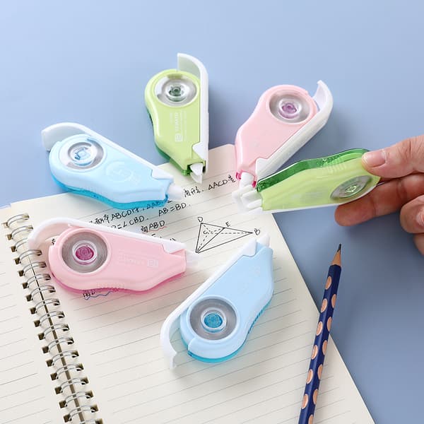 Correction Tape 2-pack White Correction Tape is Quick, Clean, and Easy to Use Tear-Resistant Tape Office or School Supplies