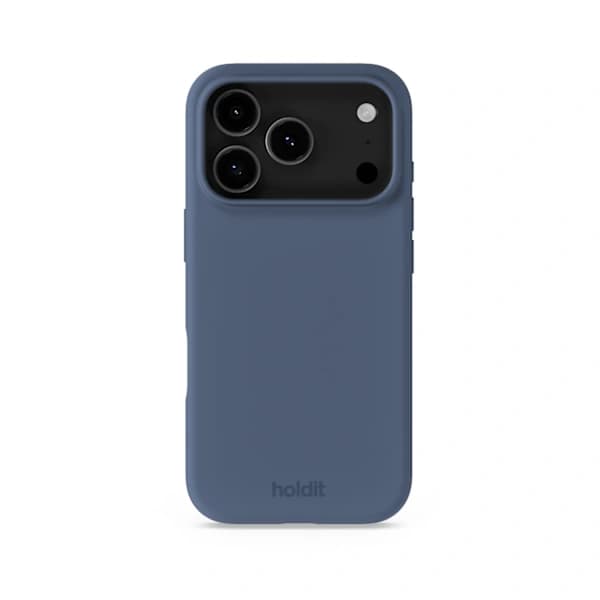 held iPhone 17 Pro Mobilcover Silikone Pacific Blue Arktisk blå Silikone