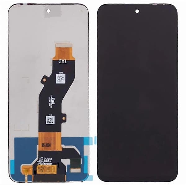 For itel A80 4G Grad C LCD-skjerm og digitizer-enhet reservedel (uten logo)