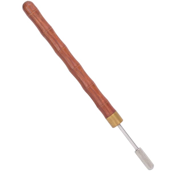 Sandalwood Handle Edge Dye Pen Applicator DIY Leather Craft Edge Treatment Tool Red