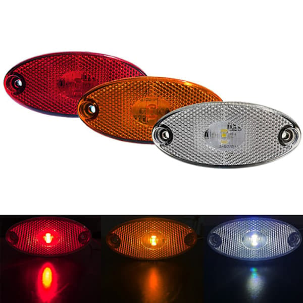 3LED 12v 24v LED Sidemarkeringslys for tilhengere campingvogner_yux