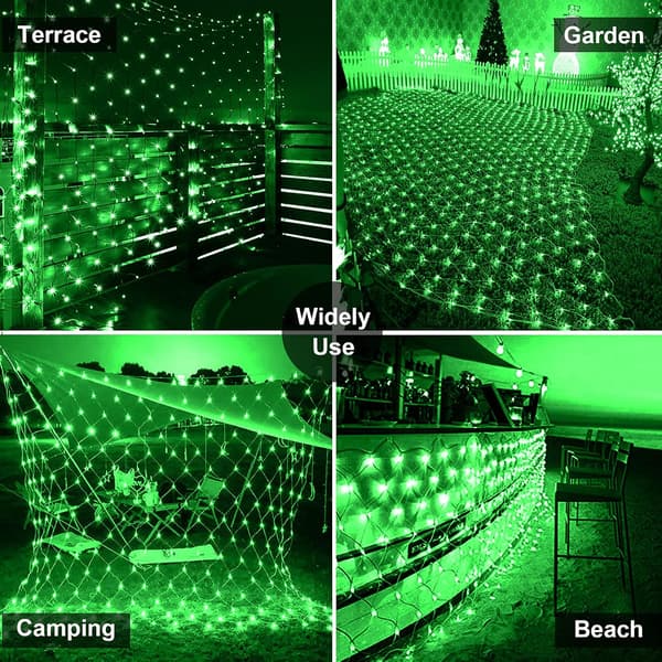 Solar Net Lights, 3m x 2m Net Solar String Lights, Waterproof Solar