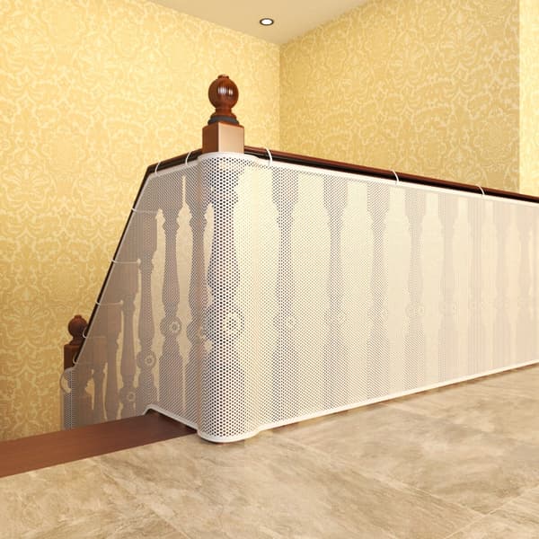 Trappskyddsnät, Säkerhetsnät, Balkongtrappskyddsnät, 2m*78cm A A