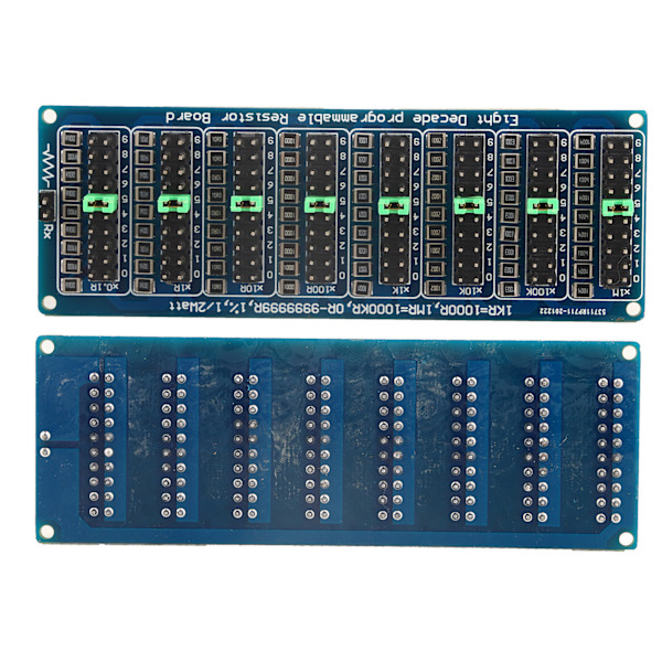 Programmable Resistance Board 0.1R - 9999999R 8 Sections 0.1R Accuracy Electronic Component