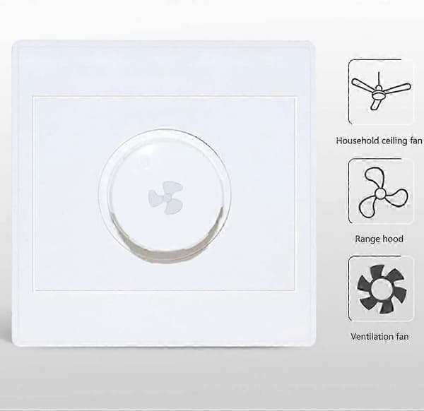 86 Typ Takfläkt Justering Steglös Hastighetsregulator Väggströmbrytare 220V 10A för 15-300W Dimmer