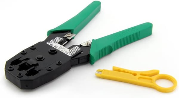 Crimping pliers for network sockets RJ45/11, 8P8C, 6P6C, 4P4C 1 pc