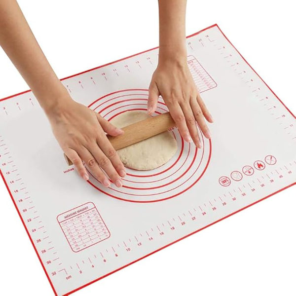 Silikone bageplade, silikonemåtte til pizza, dejmåtte, bagning
