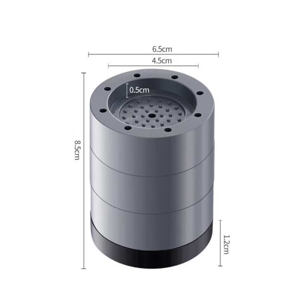 Vaskemaskine Fødder Pads - 8.5cm Højdeforøgelse, Tre-Lags Design, Sæt med 4, Anti-Vibrations og Støjreducerende