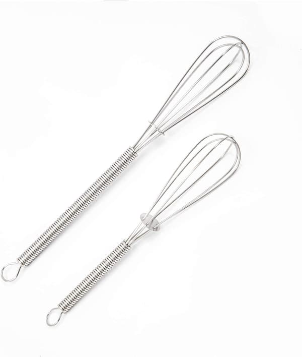 1 pakke mini trådkjøkkenvisper små eggvisper saus saus mini