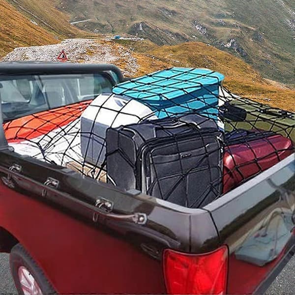 Lastnet til pickup-lad, elastisk net holder små og store laster strammere [DB]