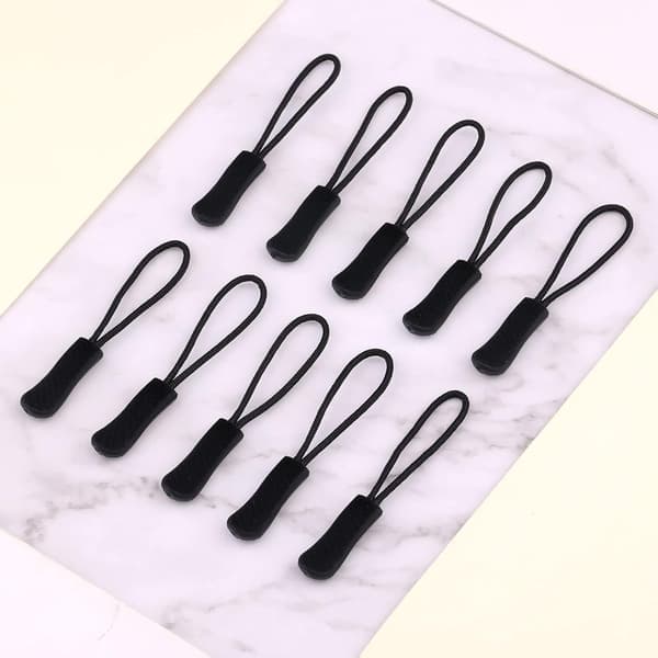 (Black) 30 Pcs Replacement Zippers, Zipper Sliders, Replacement Zippers for Pants, Coats, Bags, Boots