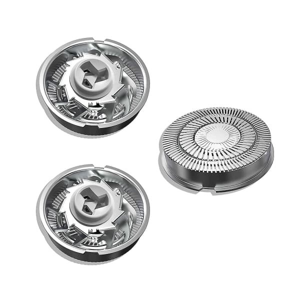 Dhrs Replacement Heads for Electric Shavers, Waterproof Replacement Blades for Men's Shavers, 3-pack