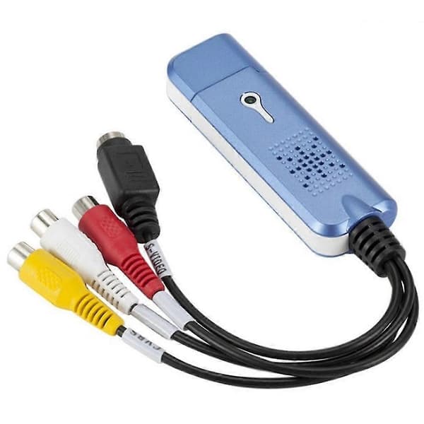 USB 2.0 Videoopptakskort, VHS VCR TV til DVD-konverter for OS X PC Windows 7 8 10