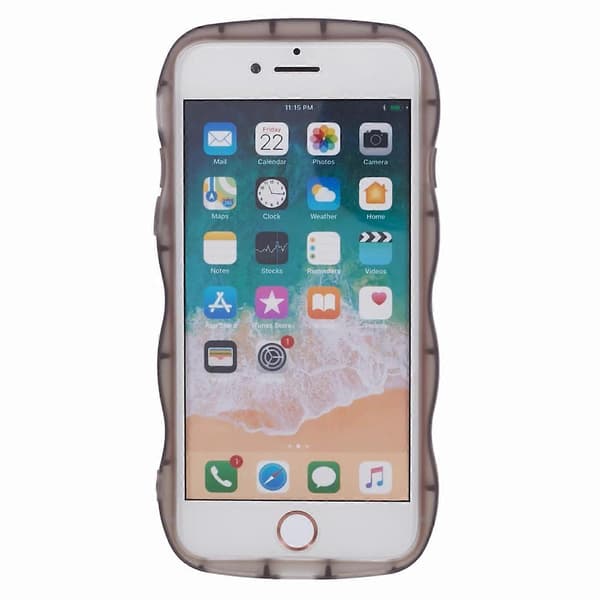 JTW-serien Deksel for iPhone 7/8/SE (2020)/SE (2022) Glitterstjerner Bølgete Kant TPU-beskyttelse Multicolor Style A
