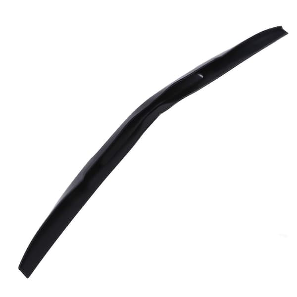 Universal Bagspoilerlæbe i Blank Sort, Bagklap Spoiler Vinge, Gummi, 120cm/47.24in X 7cm/2.76in